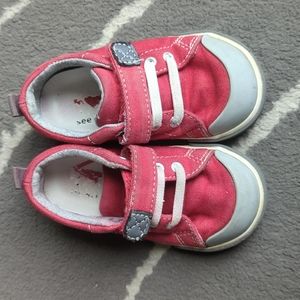 See Kai Run red shoes size 6 toddler